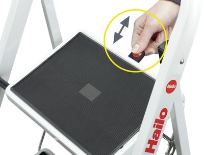 Marchepied acier K20 3 marches HAILO