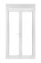 Porte-fenêtre PVC blanc 2 vantaux volet roulant intégré H.215 x l.140 cm CLOSY
