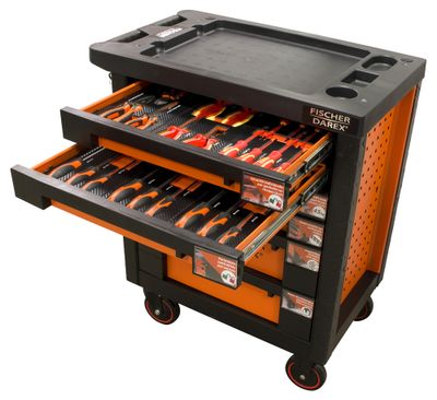 Servante équipée de 32 outils FISCHER DAREX