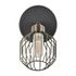 Applique murale de salle de bain Orin IP44 noir et laiton G9 15W - COREP