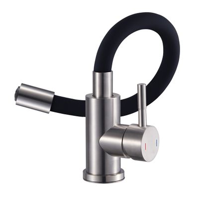 Robinet de cuisine mémoire de forme inox Ilo - EDOUARD ROUSSEAU