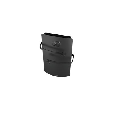 Sèche-serviettes soufflant à inertie sèche ANURI 2 1200W noir - NOIROT