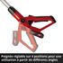 taille haie élagueuse avec batterie sur perche 18 V guide 20 cm GE-HC EINHELL