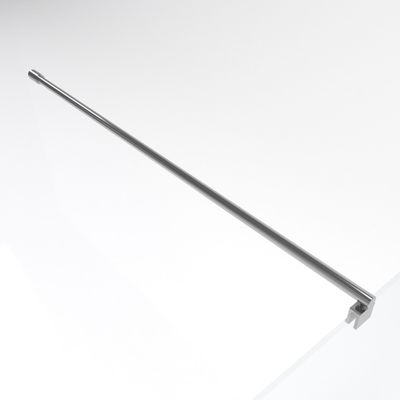 Barre de fixation murale chromee 100 cm redécoupable paroi de douche à l'italienne AURLANE
