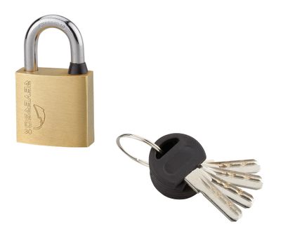 Cadenas à clé haute sécurité largeur 30 mm THIRARD