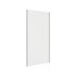Paroi de douche latérale fixe 90x185 cm profilé chrome verre transparent 4 mm Primera - OCEA