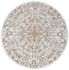 Tapis rond diamètre 150 cm effet or Jaïpur beige JARDILINE