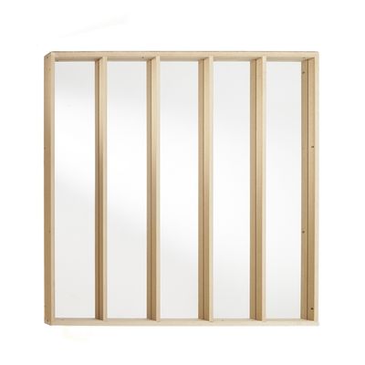 Verrière d'atelier MDF (vitrage vendu séparément) 5 éléments hauteur 107,5 x largeur 148,4 cm - MOTTEZ