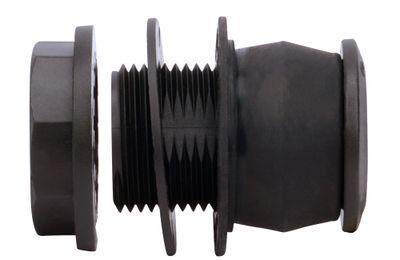 Traversée cuve rapide plastique mâle 26x34mm, femelle 20x27mm - BOUTTE