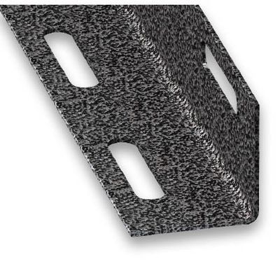 Cornière égale perforée PAF gris martelé 27 x 27 mm 1 m CQFD