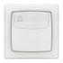 Bouton poussoir avec porte-étiquette en saillie Blanc - Les apparents LEGRAND