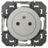 Prise électrique 2 pôles + terre surface aluminium Dooxie LEGRAND