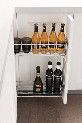 Range épice coulissant fixation à droite L 15 cm VIBO