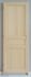 Bloc-porte intérieur plaqué chêne 3 panneaux 204 x 73 cm poussant gauche