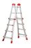 Echelle multifonction télescopique 4 x 4 échelons 3,80 / 4,70 m ProfiStep Multi aluminium - HAILO