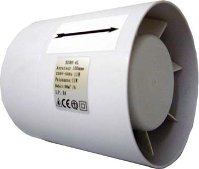 Aérateur tubulaire standard 130m³/h diamètre 120 mm AUTOGYRE