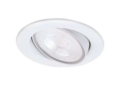 Spot LED encastrable salle de bain IP65 et BBC dimmable et orientable Blanc - EF5 ARIC