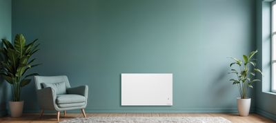 Radiateur à inertie sèche wi-fi NEMEA LIGHT 1000W blanc horizontal - HOM'Y