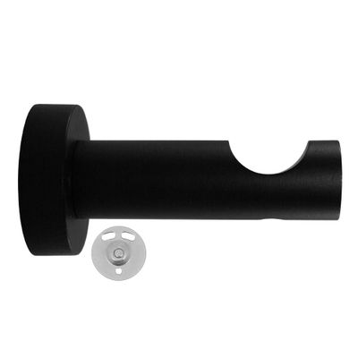 Support ouvert en bois diam 28 mm Finition Noir Mat - MOBOIS