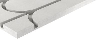 Plaque rainurée fermacell® Therm25 - entraxe 167 mm - FERMACELL®
