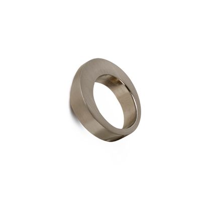 Poignée zamak diamètre 40 mm nickel REI