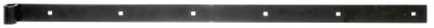Penture droite longueur 800 mm diamètre 14 mm 35 x 5 mm noire ALBERTS