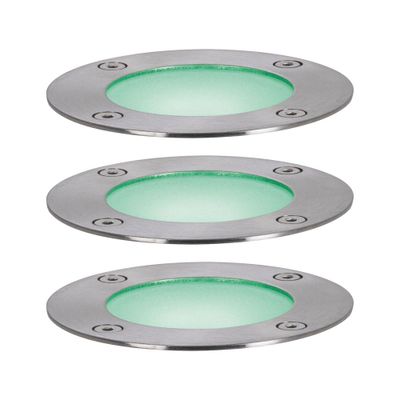 Spots encastrable extérieur LED RGBW multicolore compatible ZigBee IP65 3x3,6W 3x190 lumens 24V Kit de démarrage - Plug & Shine PAULMANN