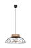 Suspension Kento métal noir et bois E27 Ø 38 cm- COREP