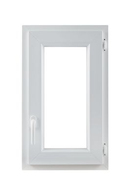 Fenêtre PVC blanc 1 vantail tirant droit H.75 x l. 40 cm CLOSY