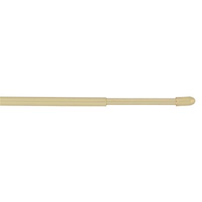 Tringle de vitrage ronde extensible en métal de 30 à 50 cm Finition Doré par 2 - MOBOIS