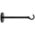 Support ouvert en métal diam 20 mm Finition Noir brillant par 2 - MOBOIS