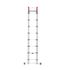 Echelle télescopique pliable 13 échelons 3,80 m Flexline aluminium - HAILO