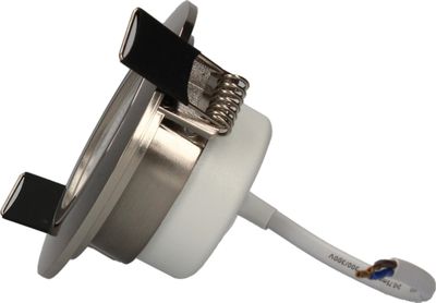 Spots LED encastrables orientables module remplaçable lumière blanc neutre Acier par 3 - Ruby ARLUX