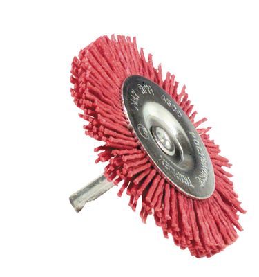 Brosse circulaire nylon diamètre 100 mm pour perceuse TIVOLY