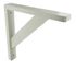 Équerre d'étagère en hêtre 290 x 290 mm blanc