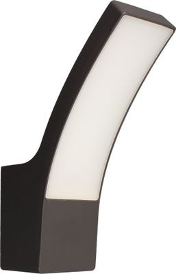 Applique extérieur LED Curve anthracite IP44 1000 lumens blanc chaud - ARLUX