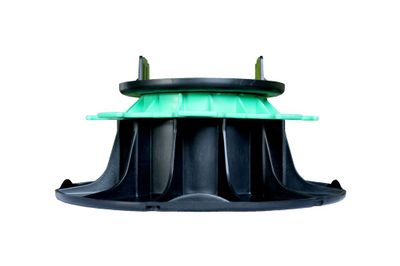 Plot terrasse pour lambourde réglable en hauteur de 80 à 140 mm, lot de 11 pièces - JOUPLAST