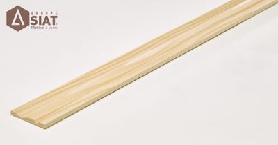 Chambranle sapin rabotée non traitée - Ép.9 x l.34 mm - L.2.50 m - GROUPE SIAT