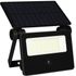 Projecteur extérieur LED solaire + détecteur de mouvements Circus noir IP44 1500 lumens blanc neutre - ARLUX
