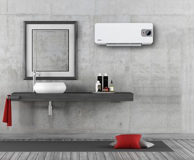 Radiateur soufflant électrique mural CÉRO 2000W blanc - SUPRA