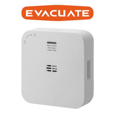 Détecteur de monoxyde de carbone interconnectable Autonomie 5 ans - EVACUATE