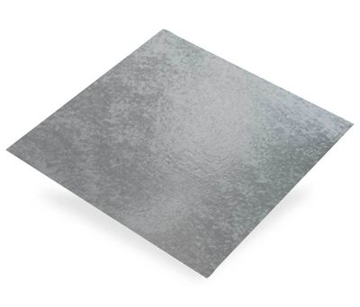 Tôle acier galva 500 x 250 mm épaisseur 0,55 mm CQFD