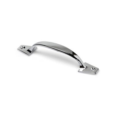 Poignée de meuble chromé zamak entraxe 130 mm REI
