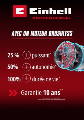 PERCEUSE A PERCUSSION SANS FIL 18 V POWER X CHANGE TP-CD 18/50-C LI-I (BRUSHLESS, 2 BATTERIES) - EINHELL