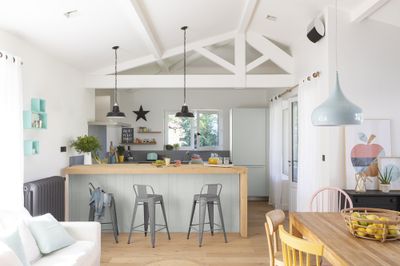 Peinture de rénovation multi-supports MaRéno gris porcelaine finition satinée 2L - V33