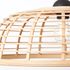 Suspension intérieure CROSSTOWN plastique noir et bambou E27 40 W - BRILLIANT
