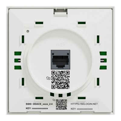 Borne WiFi encastrable avec prise RJ45 grade 2 catégorie 6 - Odace 2011 SCHNEIDER ELECTRIC