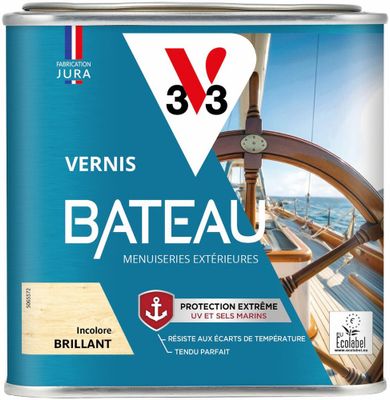 Vernis Bateau brillant incolore 0,5 L - V33