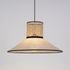 Suspension noir et naturel E27 100W Ø44 cm PENNSY - COREP