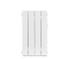 Radiateur à inertie sèche EDEN 750W blanc horizontal - UNIV'R CHAUFFAGE